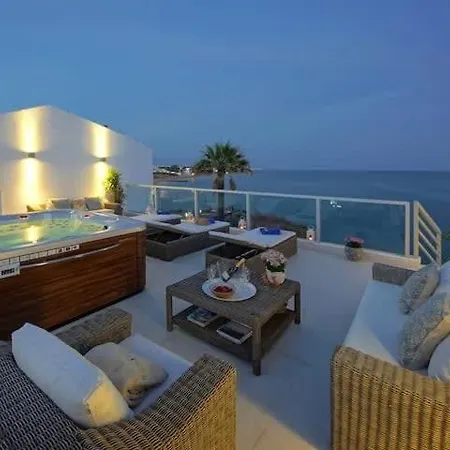 度假居 Casa Chanel - Ocean Front With Rooftop Jacuzzi 阿尔布费拉